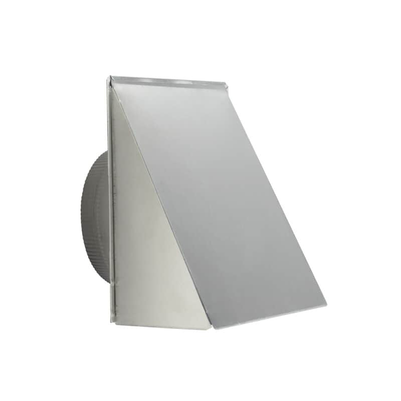 Fresh Air Inlet Wall Cap for 8" Round Duct for Range Hoods and Bath Ventilation Fans