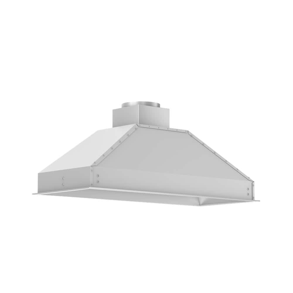 46 In. Ducted Wall Mount Range Hood Insert In Outdoor Approved Stainless Steel