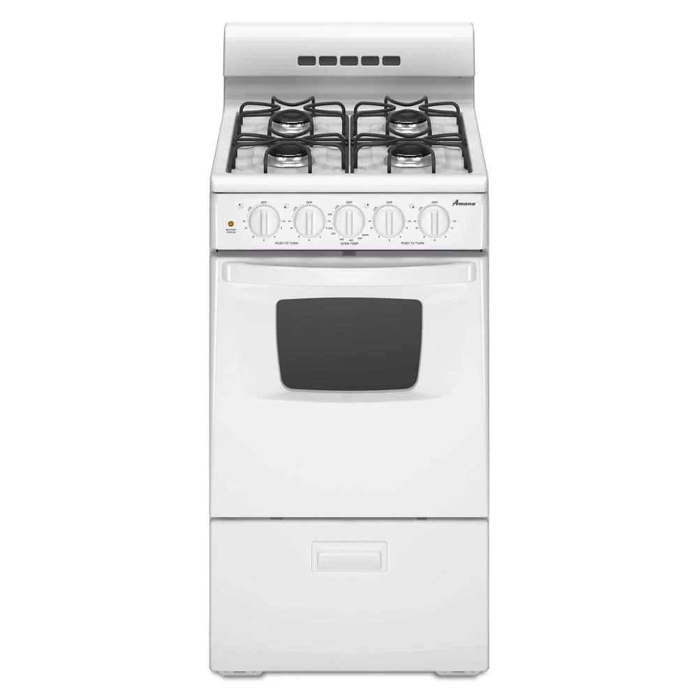 20-inch Gas Range with Compact Oven Capacity
