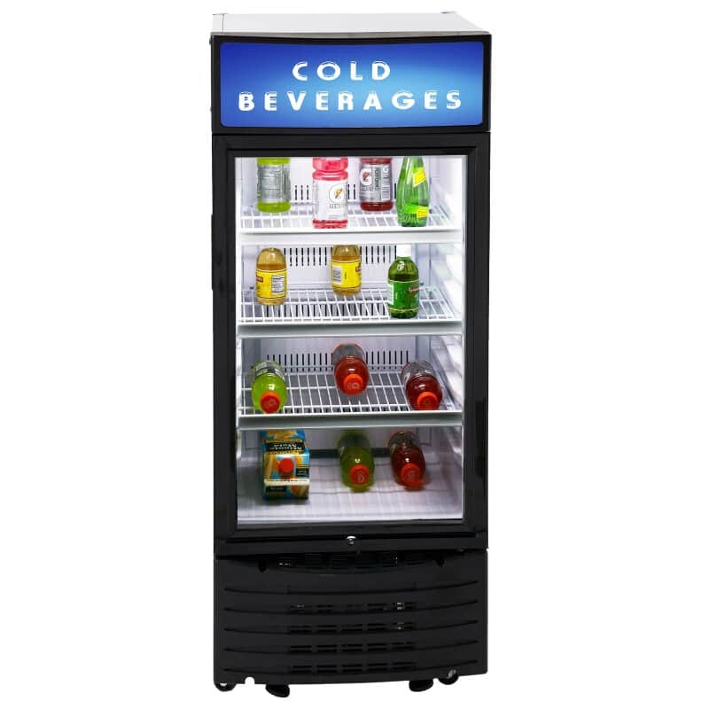 Commercial Beverage Center Glass Door Refrigerator