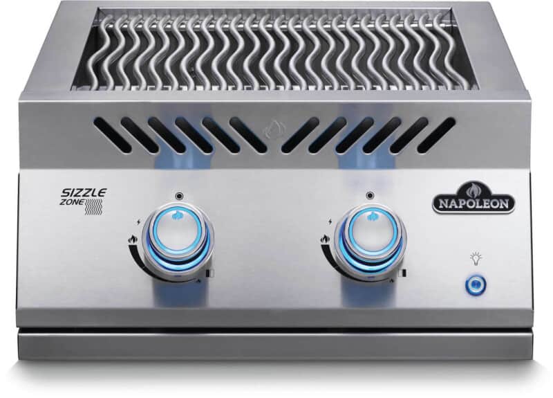Built-in 700 Series Dual Infrared Burner with Stainless Steel Cover