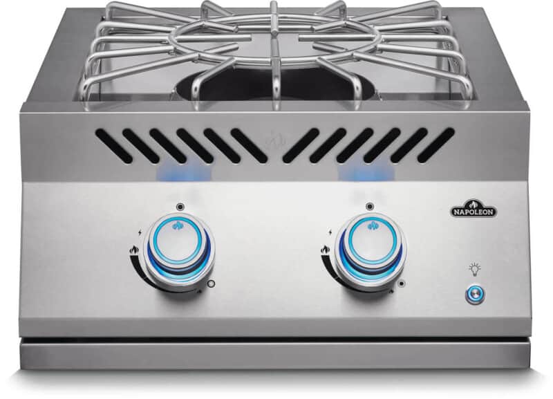 Built-in 700 Series Power Burner with Stainless Steel Cover