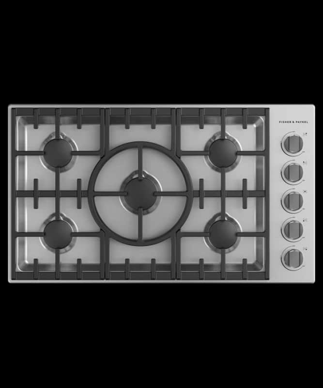36" Series 7 5 Burner Gas Cooktop, Natural Gas