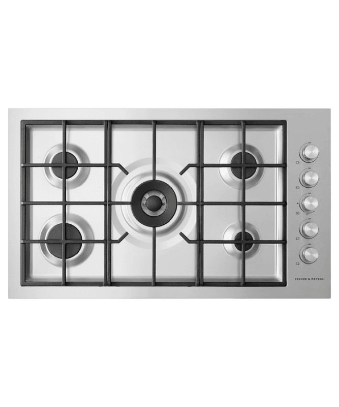 36" Series 9 5 Burner Gas Cooktop, Natural Gas