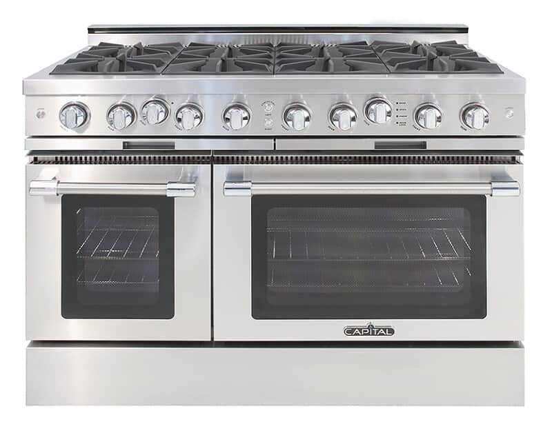 48″ Grand Chef Range 8 Open Burners NG