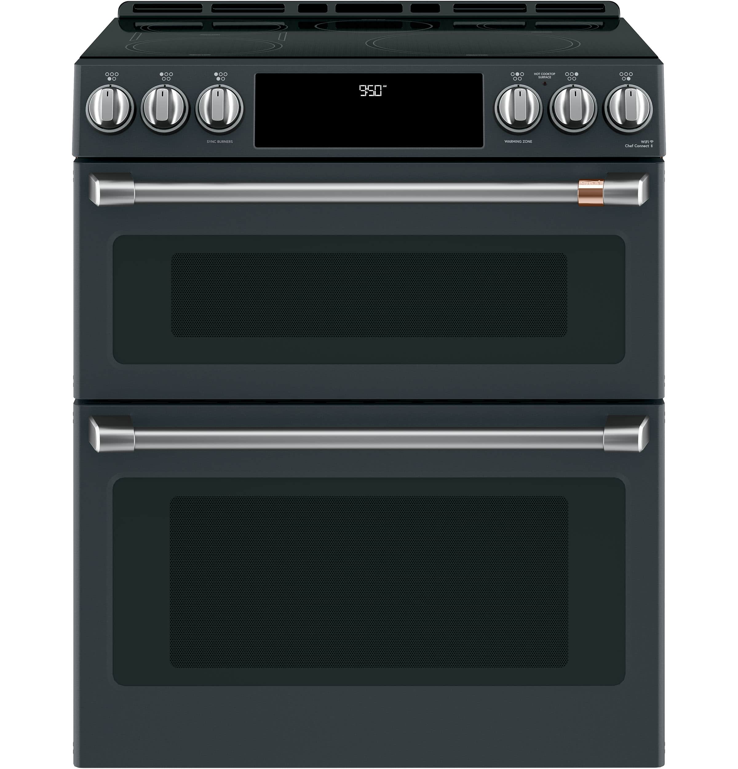 Café 30" Smart Slide-in, Front-control, Induction And Convection Double-oven Range
