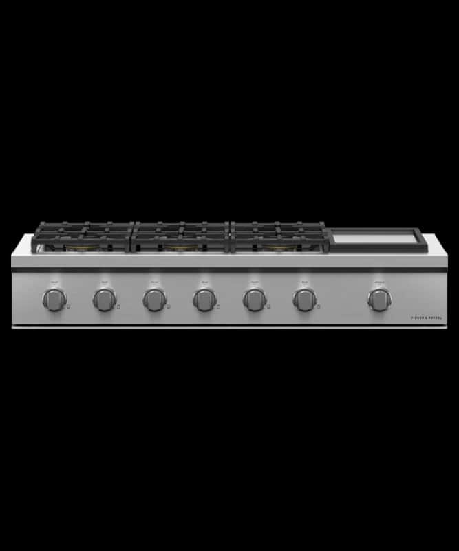 48" Series 9 6 Burner Gas with Griddle Rangetop, Natural Gas