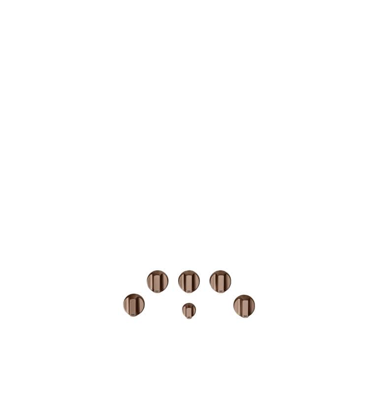 Café 5 Gas Cooktop Knobs - Brushed Copper
