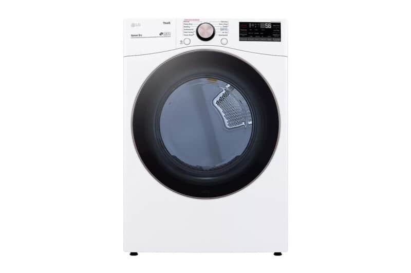 7.4 Cu. Ft. Large Capacity Front Load Electric Dryer - White