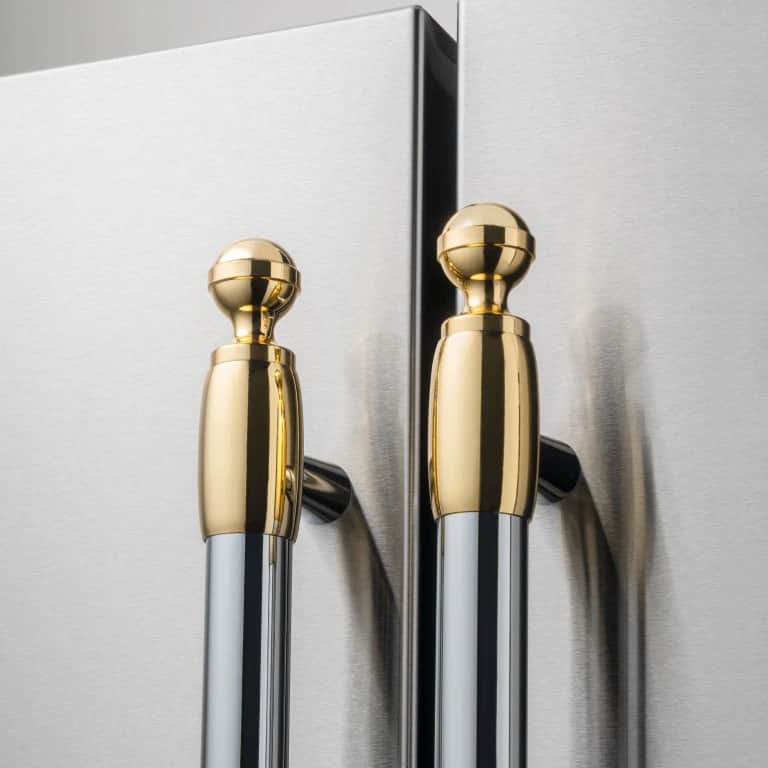 Gold décor set for Refrigerator and Dishwasher