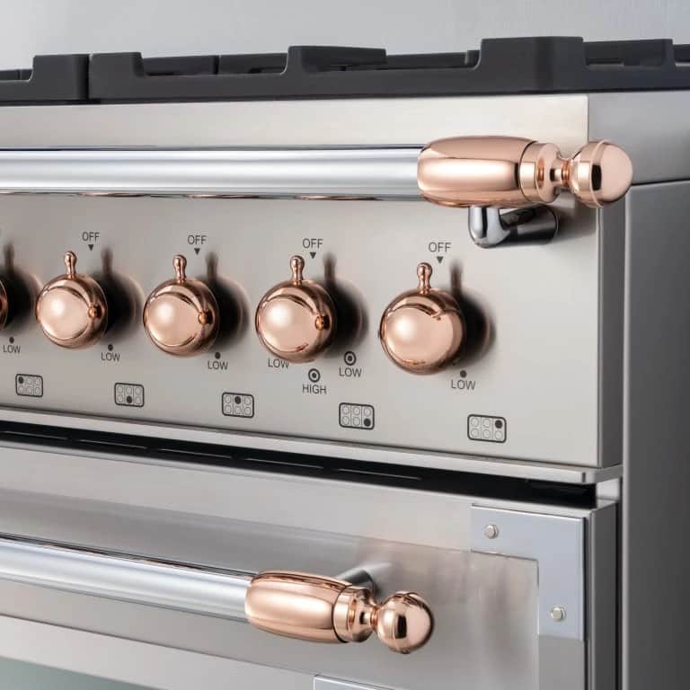 Copper décor set for Range and Hood