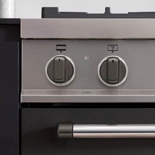 Master Series Dual Fuel Knob Décor Set - 12 Knobs Black Nickel