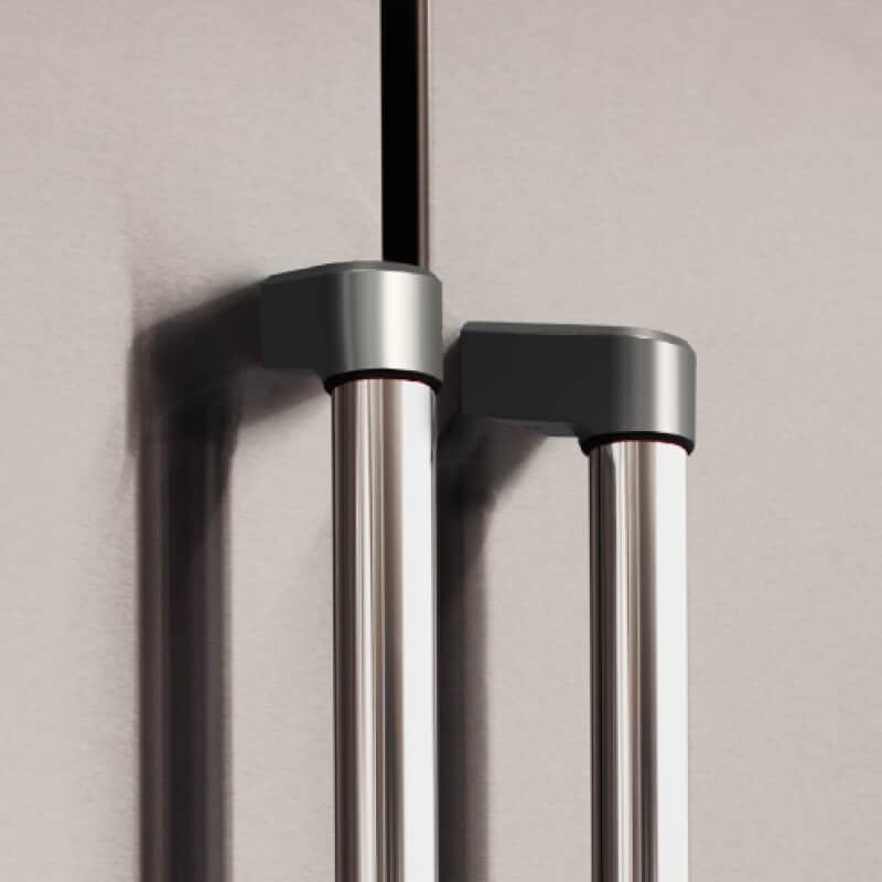 Master Series Handle Terminals Décor Set - 2 terminals (for 1 handle) - Black Nickel