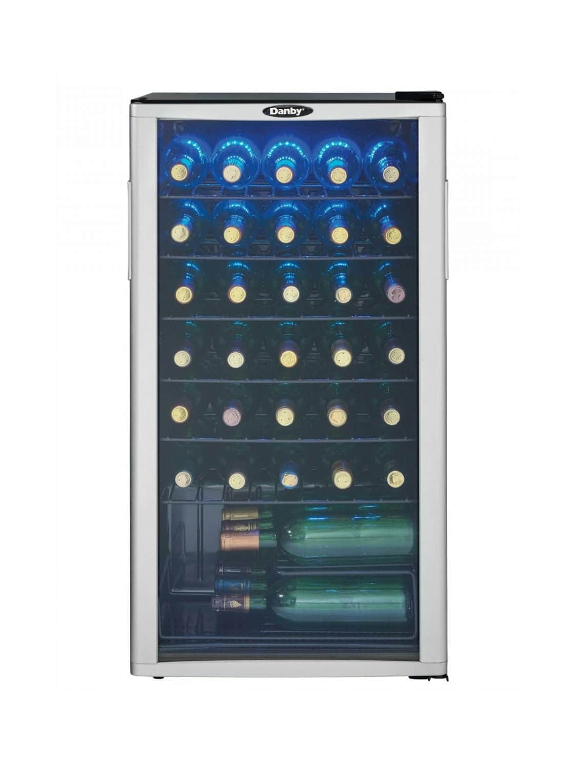 36 Bottle Free-standing Wine Cooler In Platinum