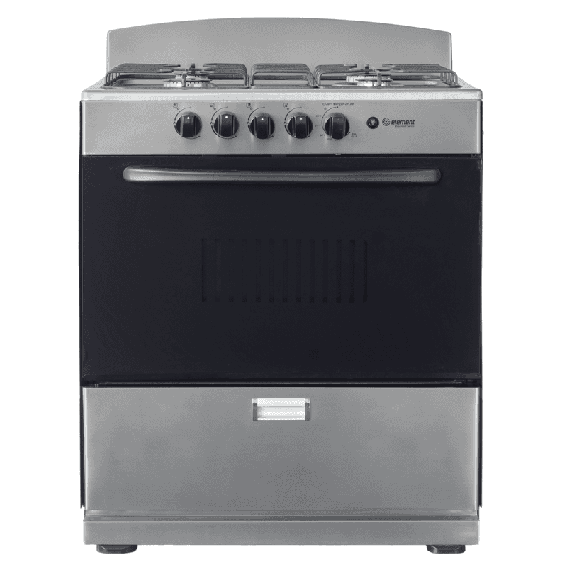 Element 4.0 Cu. Ft. 30” 4-Burner Gas Range - Stainless Steel (EEGR3A4MCCS)