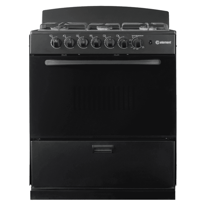 Element 4.0 Cu. Ft. 30” 6-Burner Gas Range - Black (EEGR3A6MCCB)