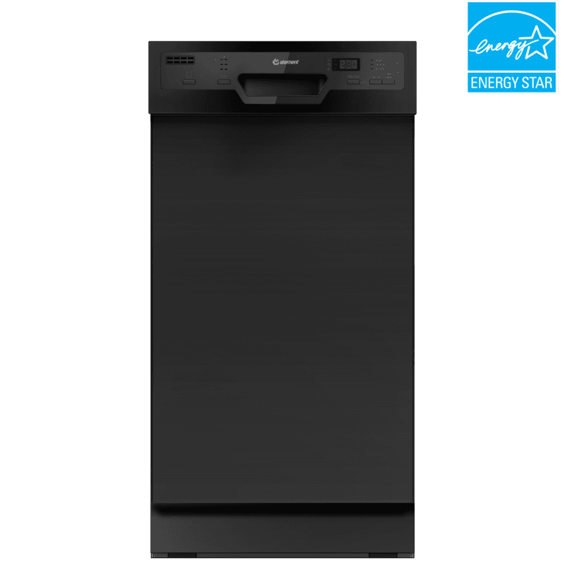 Element 18" Front Control Built-In Dishwasher - Black (ENB6631PEBB)