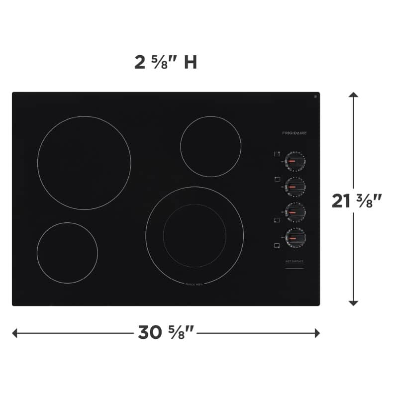 30" Electric Cooktop