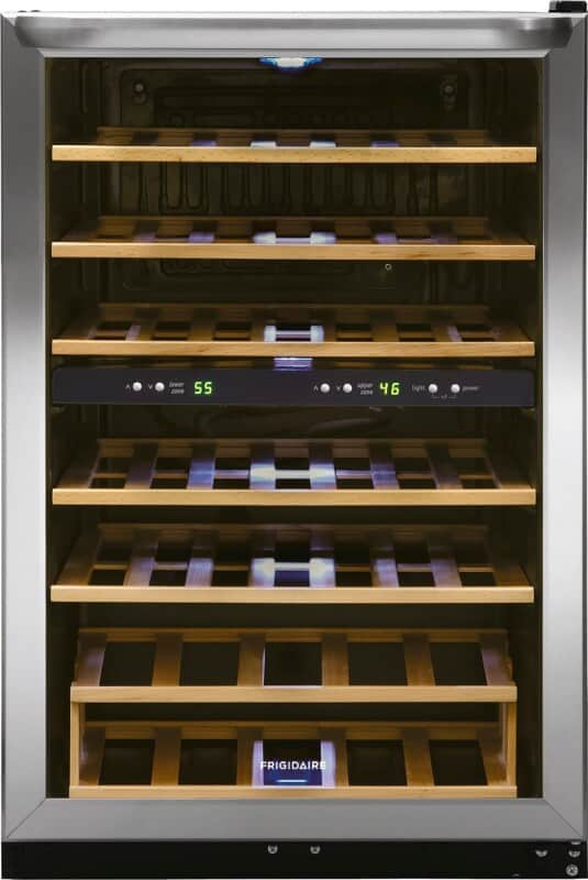 45 Bottle Two-Zone Wine Cooler