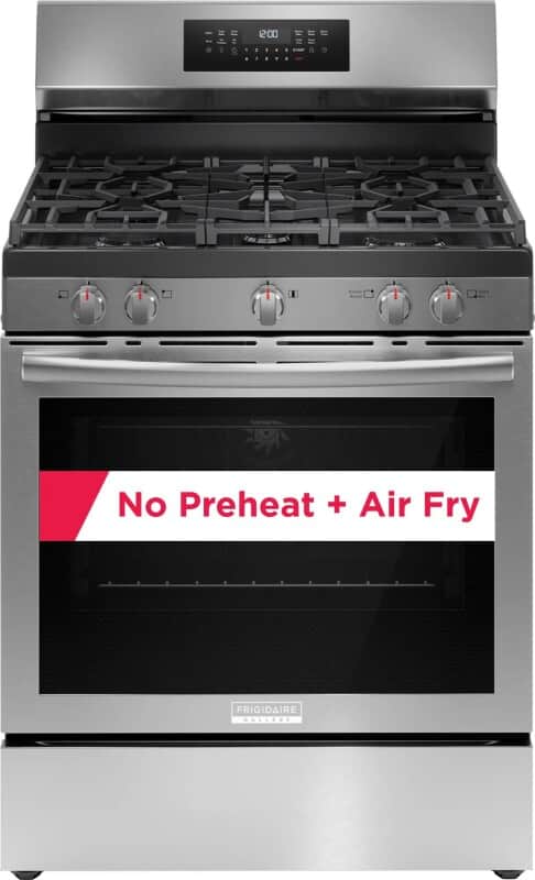 30" Rear Control Gas Range with Air Fry