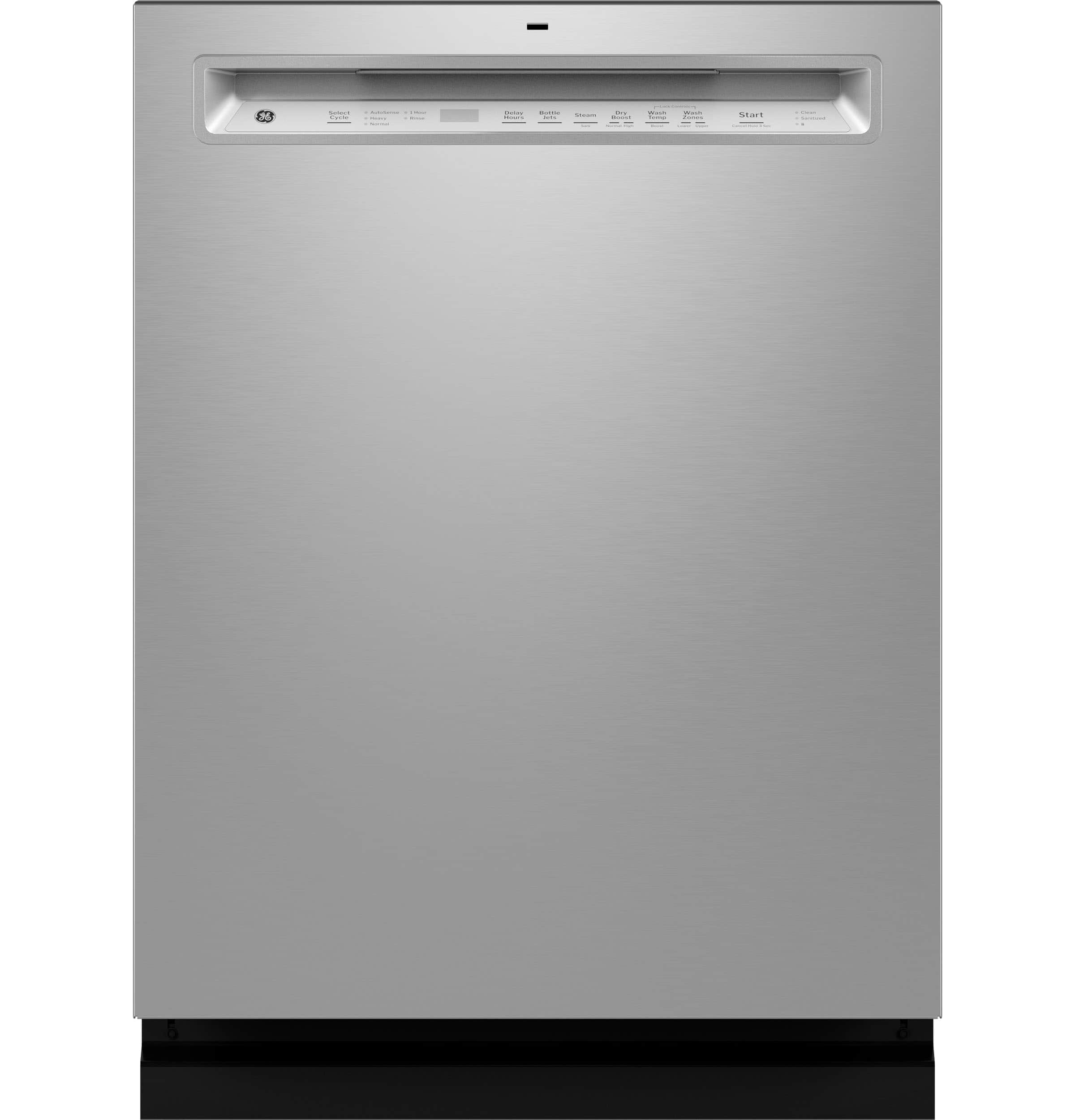 Front Control with Stainless Steel Interior Dishwasher with Sanitize Cycle