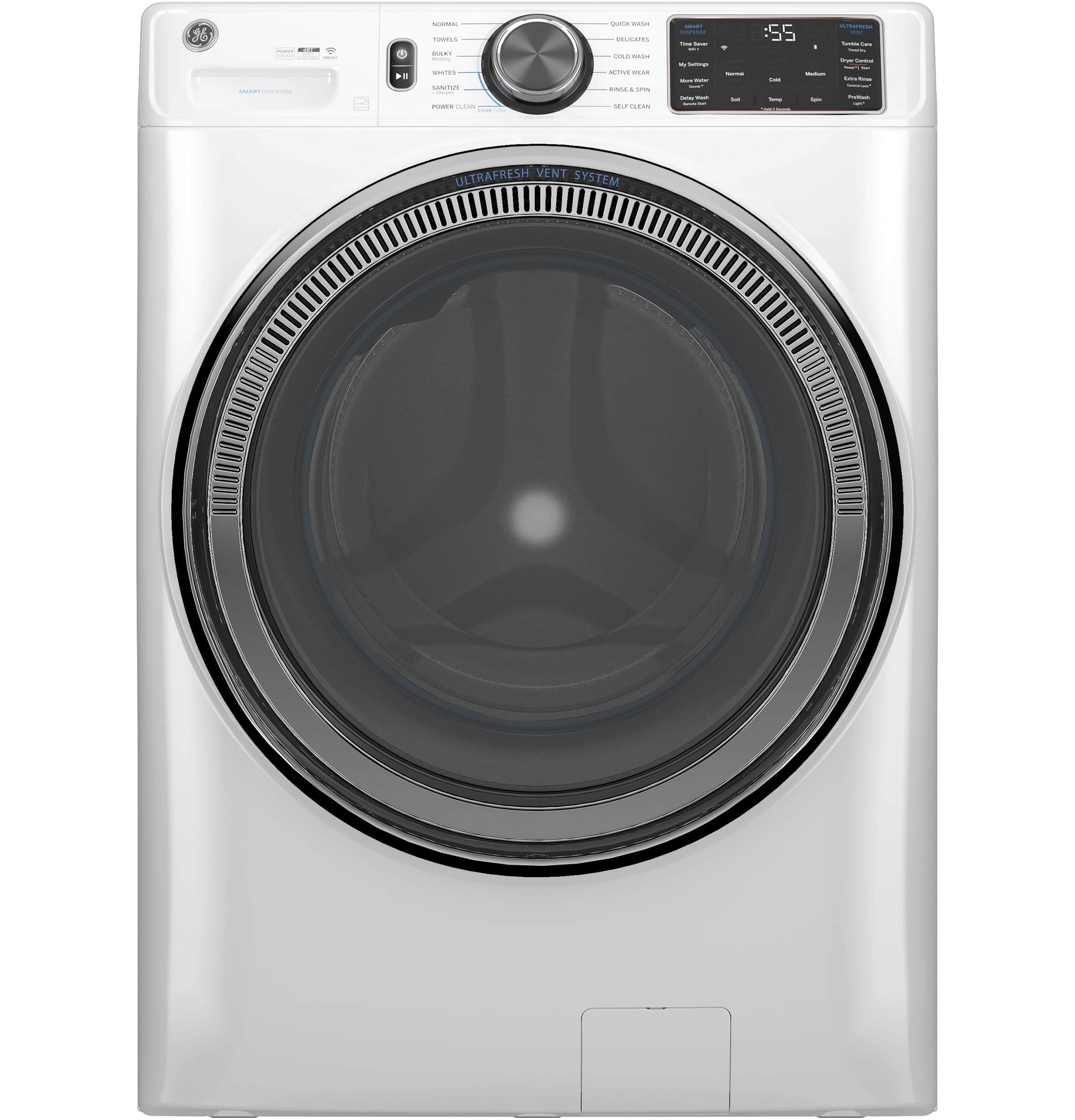 5.0 cu. ft. Capacity Smart Front Load Steam Washer with SmartDispense UltraFresh Vent System with OdorBlock and Steam