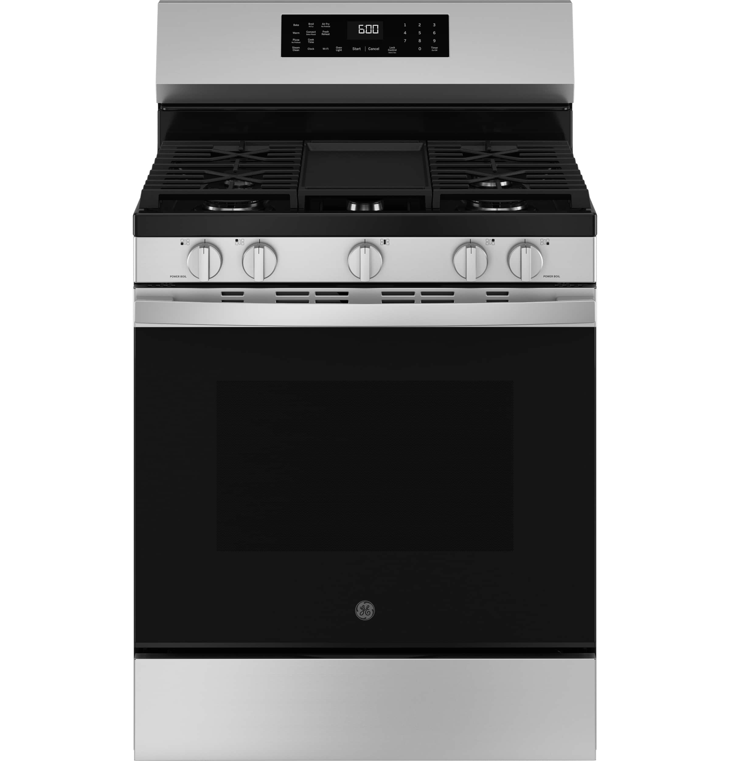 30" Free-Standing Gas Convection Range with No Preheat Air Fry and EasyWash Oven Tray