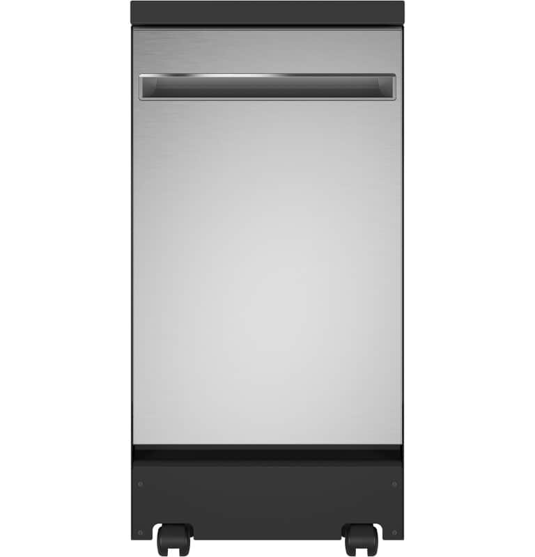 18" Stainless Steel Interior Portable Dishwasher with Sanitize Cycle
