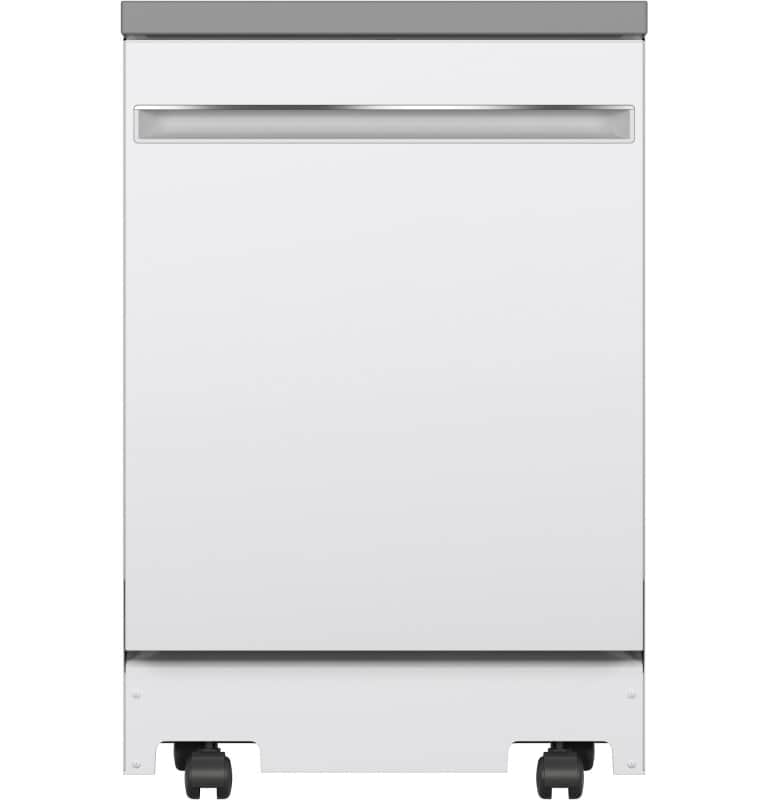 24" Stainless Steel Interior Portable Dishwasher with Sanitize Cycle