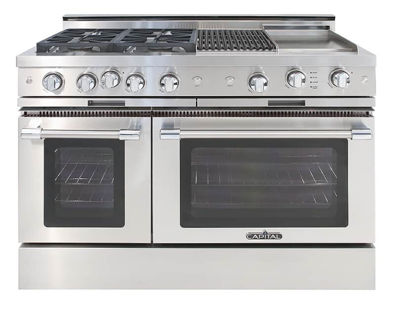 48″ Grand Chef Range 4 Sealed Burners / Grill / Griddle LP