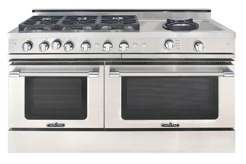 60″ Grand Chef Range 6 Burners / Sealed Power Wok NG