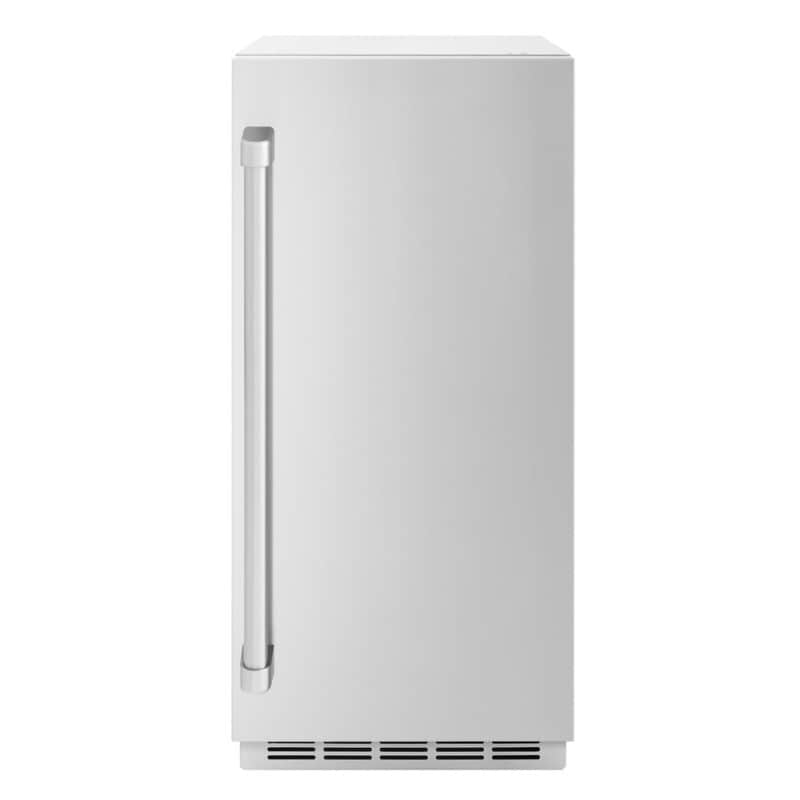 15 In. Touchstone Gourmet Ice Maker With Drain Pump And Solid Stainless Steel Door