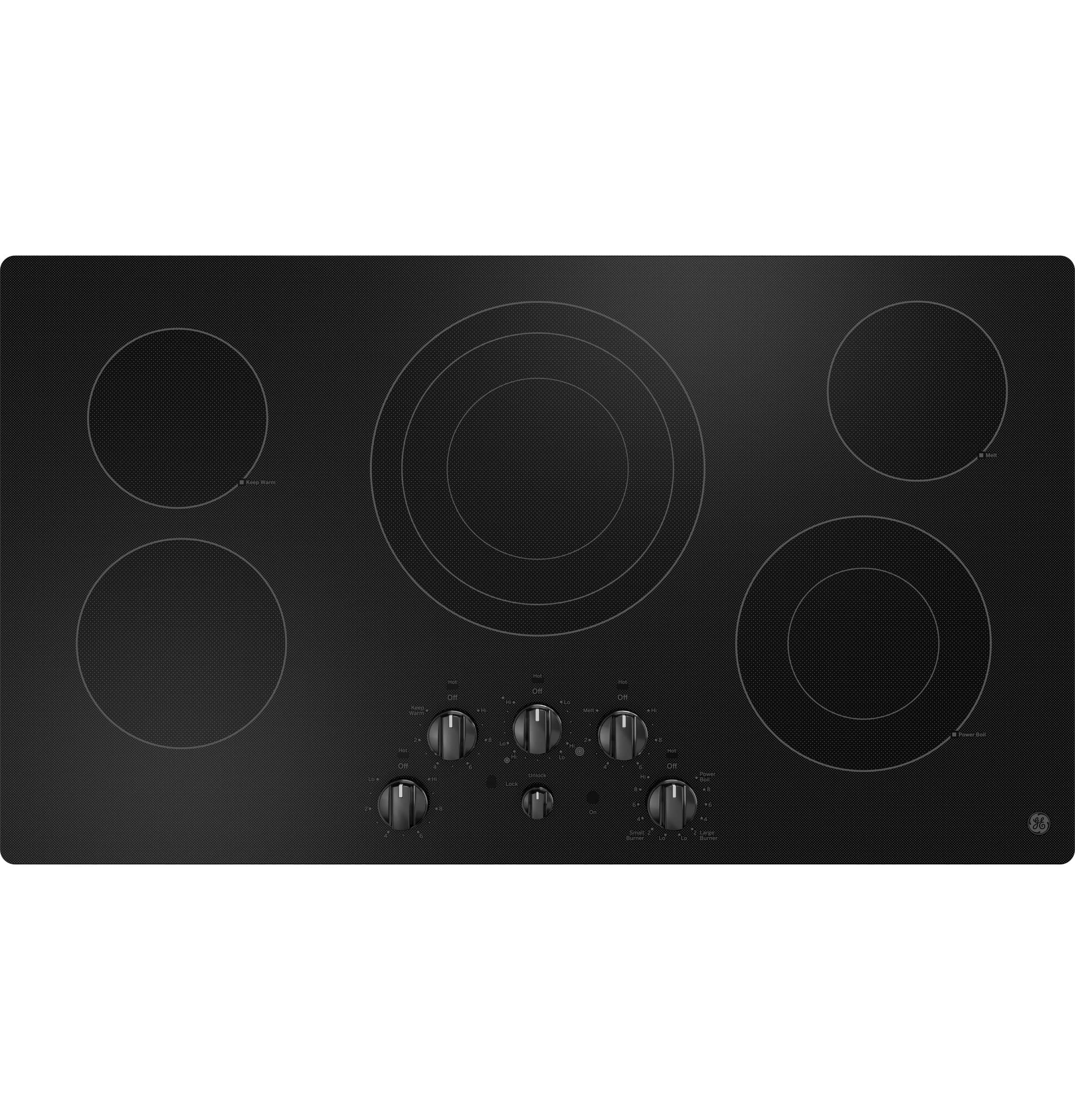 36" Built-In Knob Control Electric Cooktop
