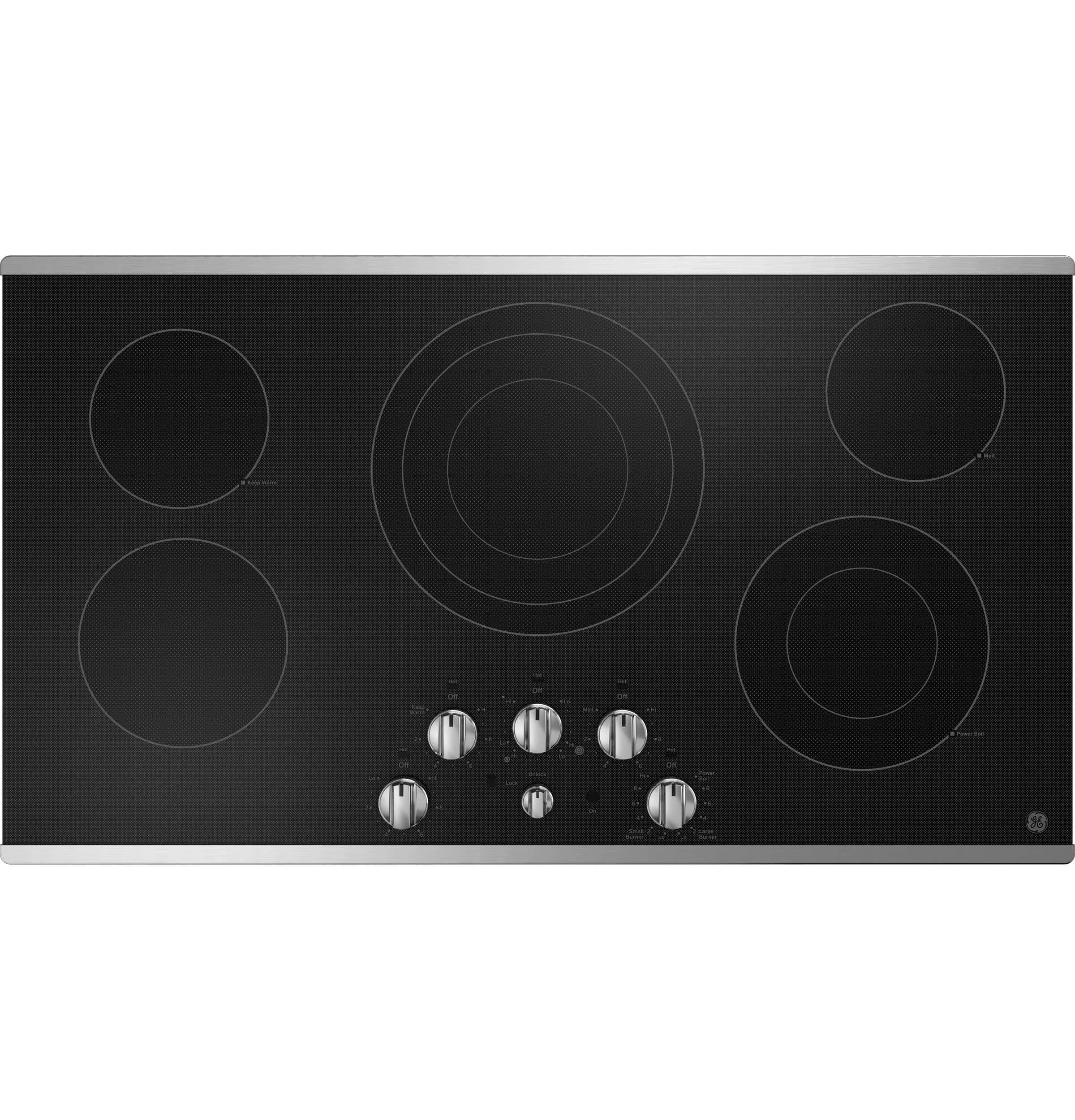 36" Built-In Knob Control Electric Cooktop