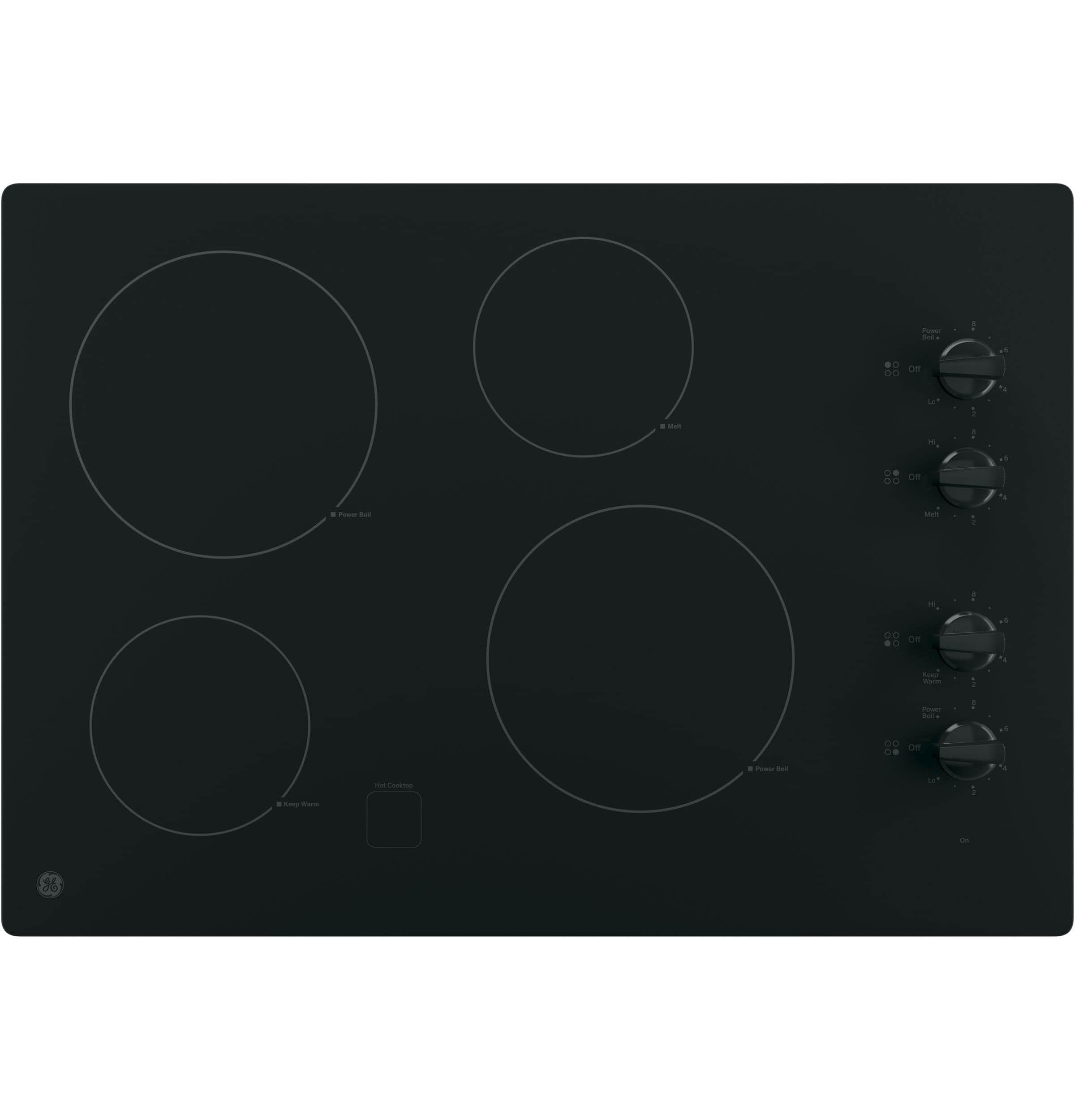 30" Built-In Knob Control Electric Cooktop