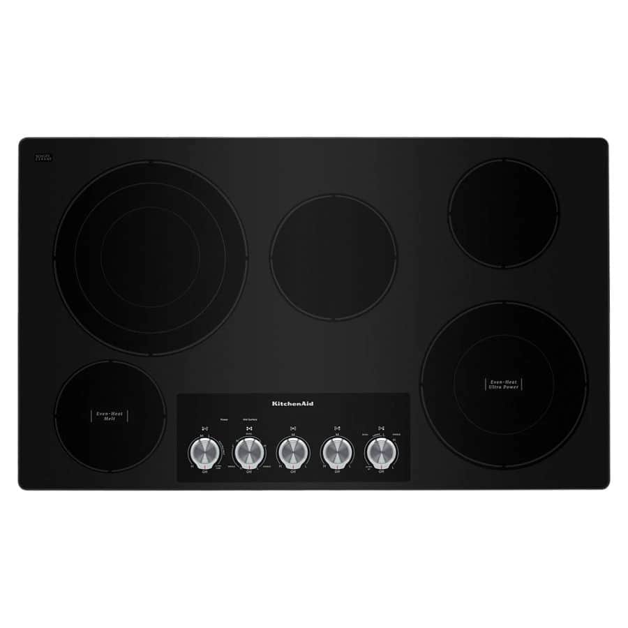 36" Electric Cooktop With 5 Elements And Knob Controls