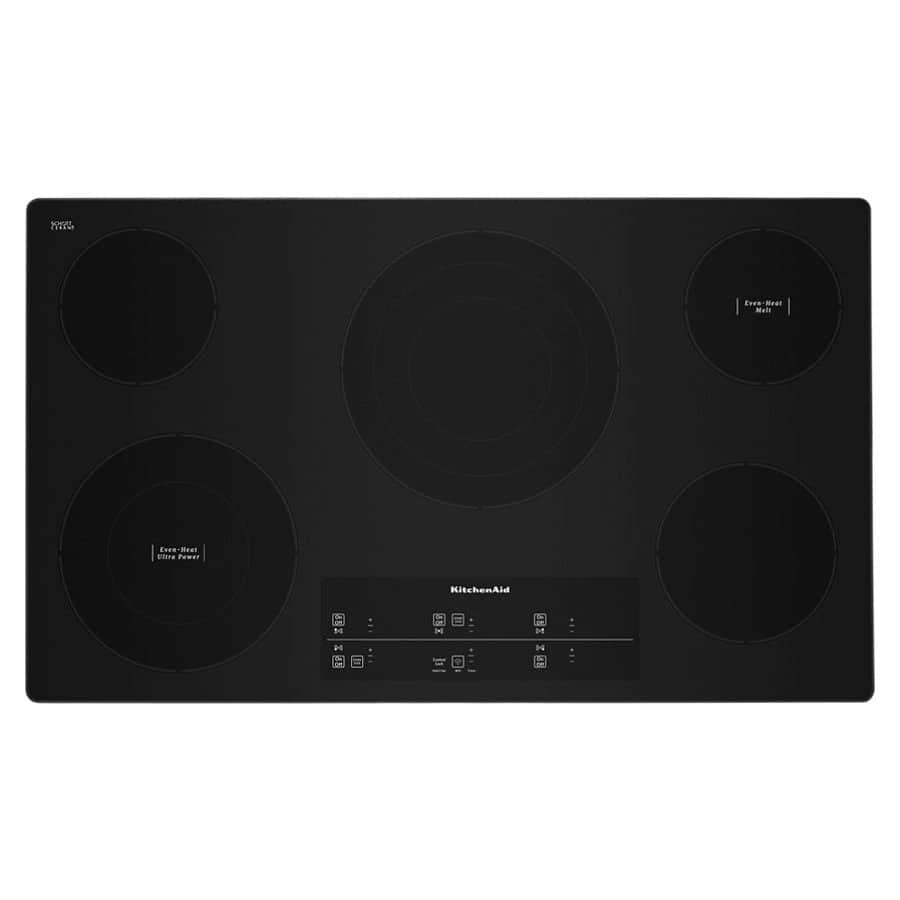 36" Electric Cooktop with 5 Elements and Touch-Activated Controls