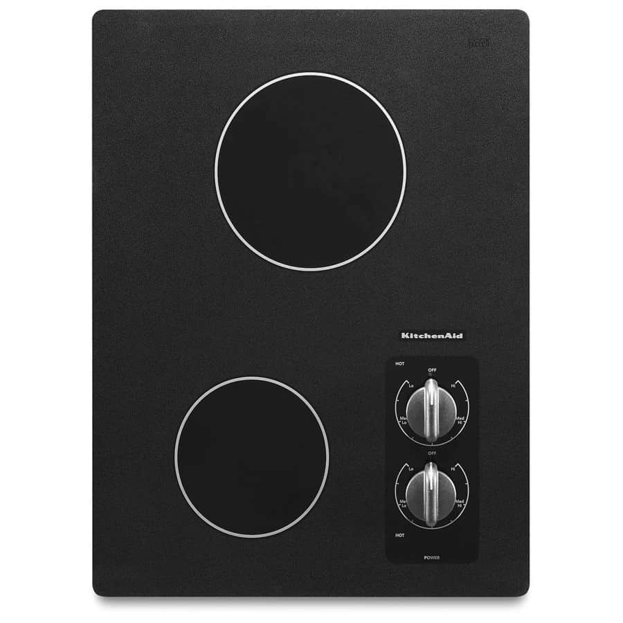 15" Electric Cooktop With 2 Radiant Elements