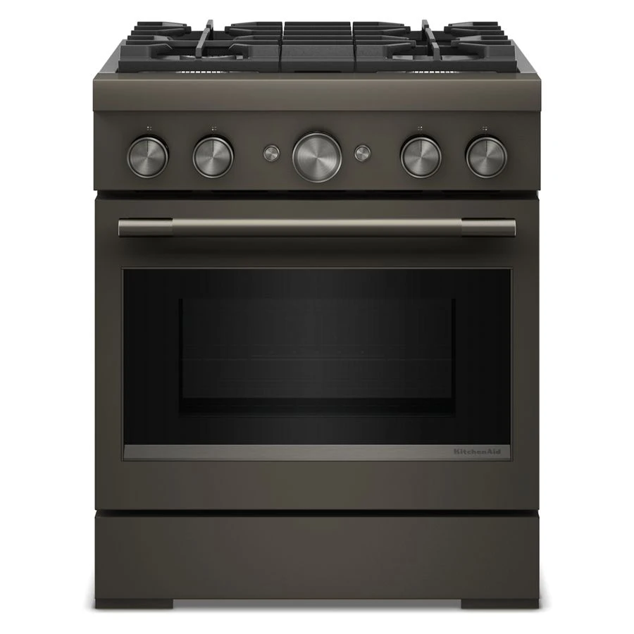 30-Inch 4 Burner Commercial-Style Dual Fuel Range with No Preheat Air Fry Mode