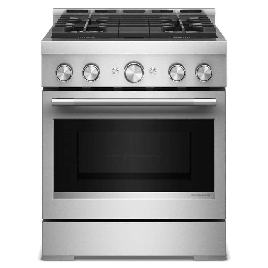 30-inch 4 Burner Commercial-style Gas Range With No Preheat Air Fry Mode