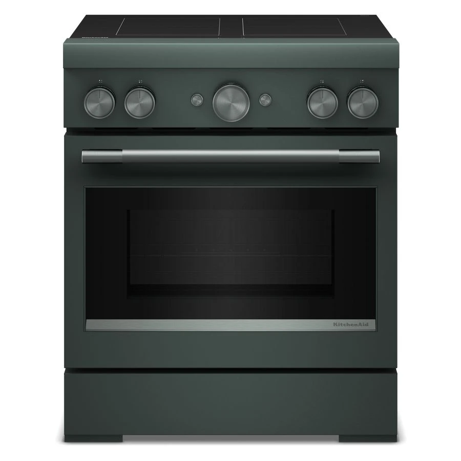 30-Inch 4-Element Induction Freestanding Commercial-Style Range with Air Fry