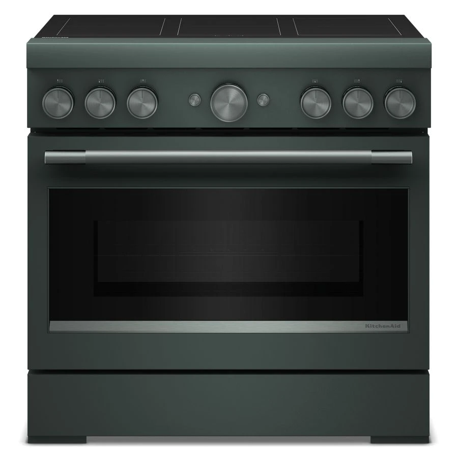36-Inch 6-Element Induction Freestanding Commercial-Style Range with Air Fry