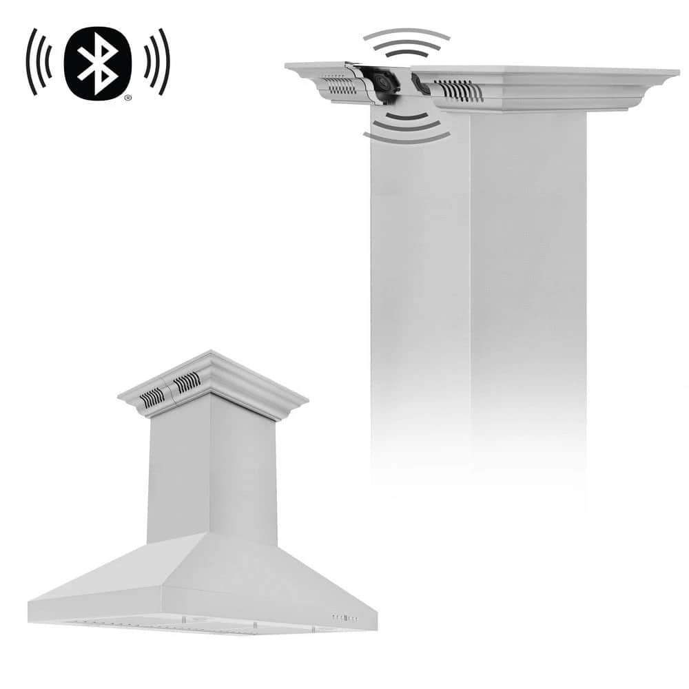 30 in. CrownSound™ Ducted Vent Island Mount Range Hood