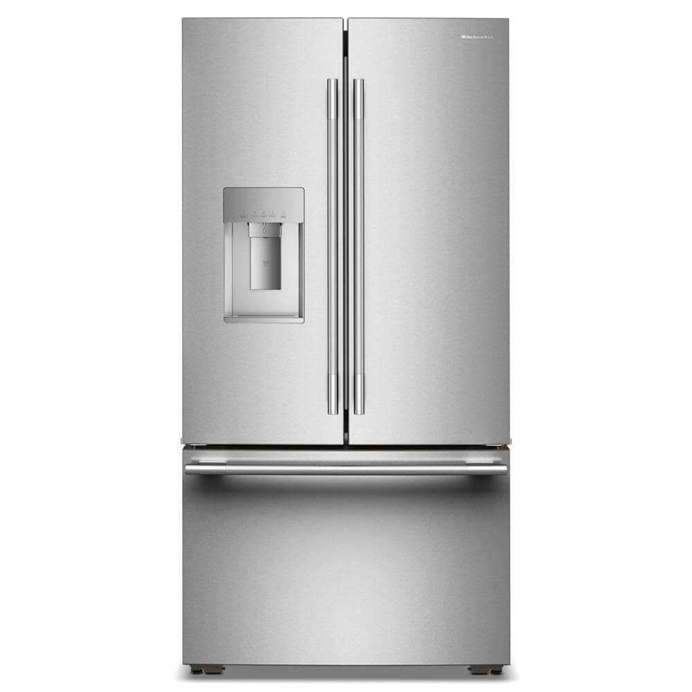 24 Cu. Ft. 36-inch Counter-depth French Door Refrigerator With Exterior Ice And Water Dispenser In Printshield® Stainless Steel
