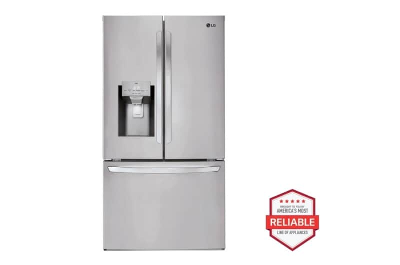 28 Cu. Ft. 3 Door French Door, Standard Depth, Ice And Water With Single Ice Maker
