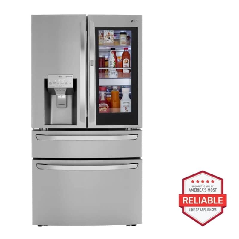 23 Cu. Ft. Smart Wi-fi Enabled Instaview® Door-in-door® Counter-depth Refrigerator With Craft Ice™ Maker