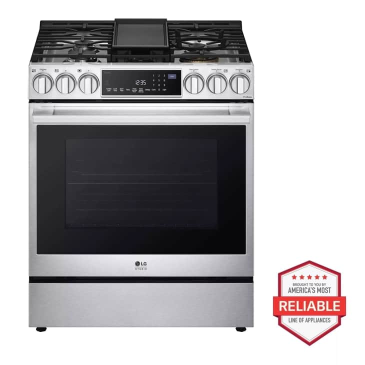 6.3 Cu. Ft. Instaview® Gas Slide-in Range With Probake Convection® And Air Fry