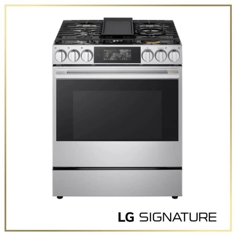 30" Width 6.3 Cu. Ft. Smart Gas Slide-in Range With Dynamic Probake Convection®, Air Fry, Air Sous Vide, Pizza Mode And Ai Gourmet Camera