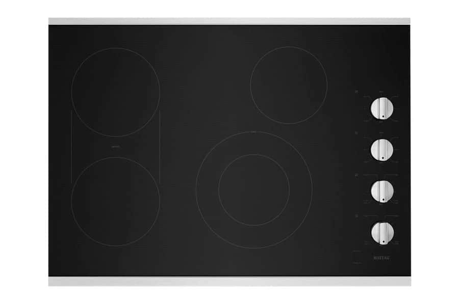 30-Inch Electric Cooktop with Reversible Grill and Griddle