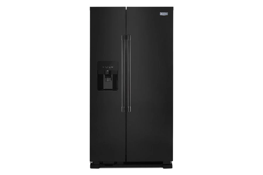 36-Inch Wide Side-by-Side Refrigerator with Exterior Ice and Water Dispenser - 25 Cu. Ft.